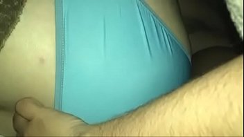 Cum on sleeping wife's ass