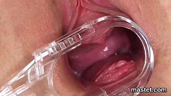 Nasty czech teenie stretches her juicy hole to the extreme