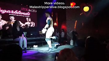 Male Stripper Fully Naked on Stage
