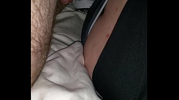 cumming on her back while shes sleeping