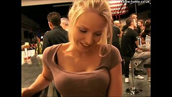 hot chick in a bar shows me everything