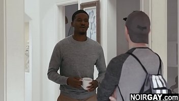 straight white boy sucking a big black cock for 300$ interracial gay sex