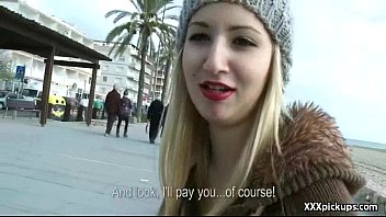 amateur czech is picked up in the streets and paid to model and fuck 13