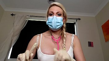 preview jessieleepierce manyvids com milked by doctor mommy medical fetish pov roleplay gloves surgical mask