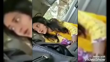 Girl compelled for suck cock from car