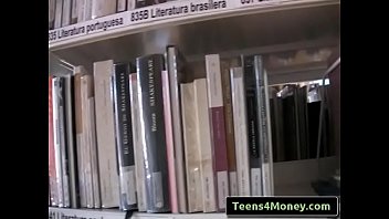 Teens Love Money SEX Lewd In The Library with Penelope Cum slice-01