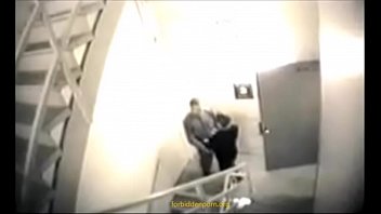 Couple has sex on the stairs of their building