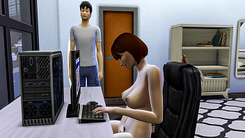 StepSON Catches His Korean Mom Masturbating In Front Of The Computer And Then Helps Her To Have Sex After Long Time Without