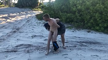 PART 1 Policewoman Makes Guy Take Off His Trunks and Get Naked in public at the beach - Humiliating Strip Search