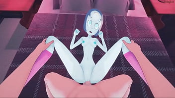 Pearl spits out your cum POV before getting fucked on the bed - Steven Universe Hentai.