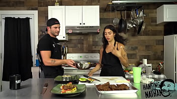 Cooking battle with Vanessa Skye