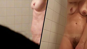 MILF and her mother naked on hidden camera.