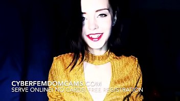 Strict Femdom Mistress Punishes Pain Slave On Cam