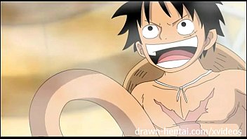 one piece hentai luffy heats up nami