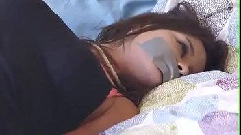 cute teen k. bound gagged played with until the end