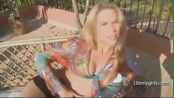 sexy blonde fucked in the sun