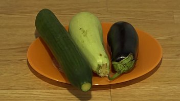 organic anal masturbation with wide vegetables extreme inserts in a juicy ass and a gaping hole