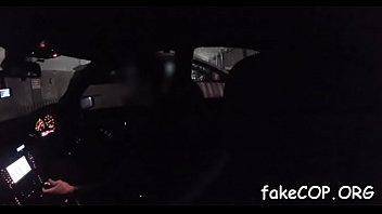 Stunning orgasms make hawt fake cop start groaning loud