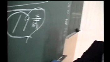 Cute jap teen girl in school flashing sexy butt in class room